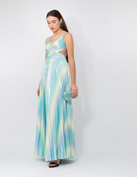 Vestido Gillian Largo Multicolor Brillo Forever para Mujer