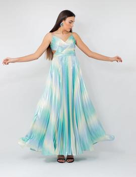 Vestido Gillian Largo Multicolor Brillo Forever para Mujer