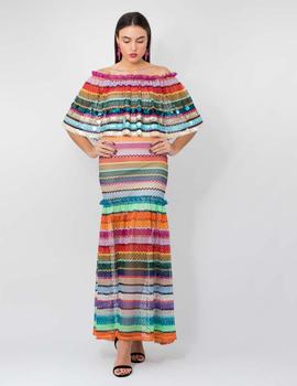 Vestido Phases Multicolor Forever Unique para Mujer