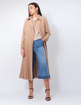 Gabardina Camel Miss Miss para Mujer