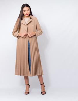 Gabardina Camel Miss Miss para Mujer