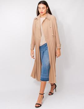 Gabardina Camel Miss Miss para Mujer