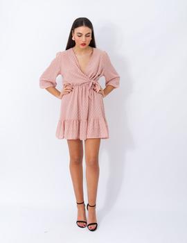 Vestido Miss Miss Plumeti Rosa Palo para Mujer