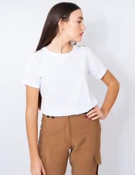 Camiseta Fishriver Blanca Silvian Heach para Mujer