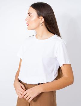 Camiseta Fishriver Blanca Silvian Heach para Mujer