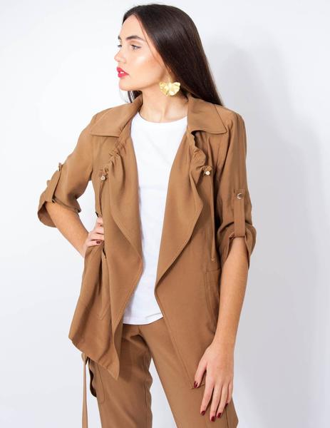 Chaqueta Camel Silvian Heach para