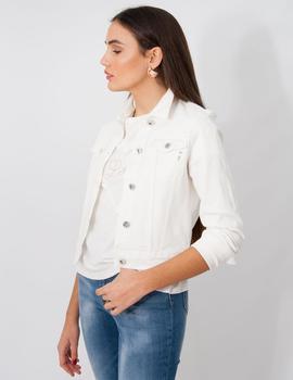 Chaqueta Fracomina Trucket Cream para Mujer