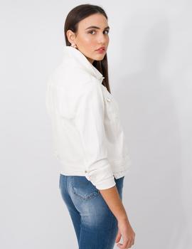 Chaqueta Fracomina Trucket Cream para Mujer