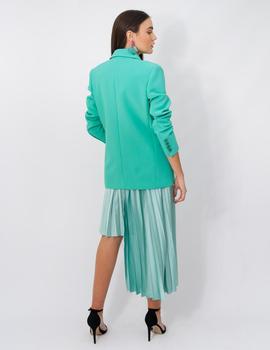 Blazer Isabelle Blanche Basic Crepe Verde para Mujer