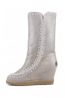 Mou Eskimo Frech Toe Wedge Tall para Mujer