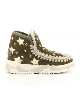 Mou Eskimo Trainer Leather Stars para Mujer