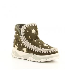 Mou Eskimo Trainer Leather Stars para Mujer