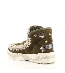 Mou Eskimo Trainer Leather Stars para Mujer