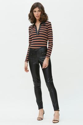 Pantalón Pitillo-Polipiel Stretch para Mujer