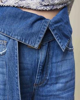 Jeans Berserk Azul Silvian Heach para Mujer