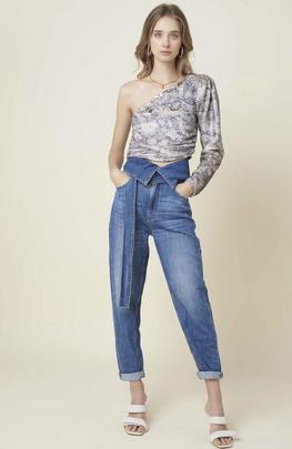 Jeans Berserk Azul Silvian Heach para Mujer