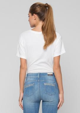 Camiseta Kocca Saguna Estrella Blanca para Mujer