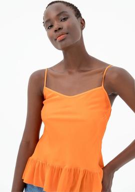 Top Fracomina Tank Top Orange para Mujer
