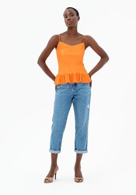 Top Fracomina Tank Top Orange para Mujer