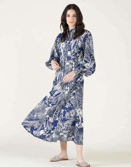 Vestido Silvian Heach Ludo Azul para Mujer
