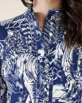 Vestido Silvian Heach Ludo Azul para Mujer