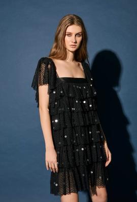 Vestido Teté By Odette Plumeti Negro para Mujer