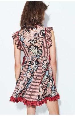Vestido H.Preppy Gasa Tropical Combina Multicolor para Mujer
