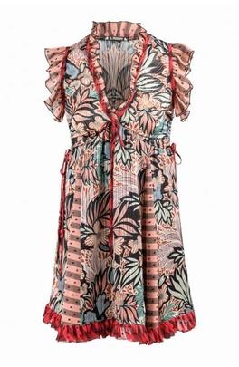 Vestido H.Preppy Gasa Tropical Combina Multicolor para Mujer