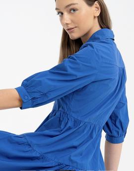 Vestido Largo Fracomina Bluette Azul Klein para Mujer