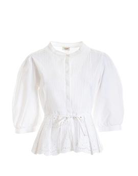 Blusa 3/4 Fracomina Lorzas Blanca para Mujer