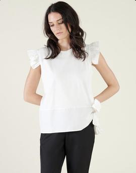 Camiseta Silvian Heach Nevada Blanca para Mujer