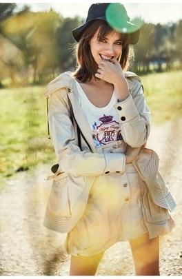 Parka Ligera Highly Preppy Beige para Mujer