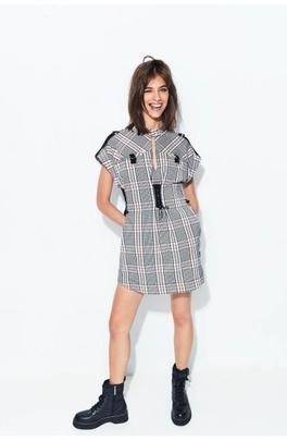 Vestido Highly Preppy Cuadros Multicolor para Mujer