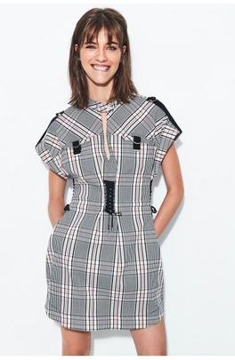 Vestido Highly Preppy Cuadros Multicolor para Mujer