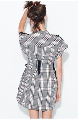 Vestido Highly Preppy Cuadros Multicolor para Mujer