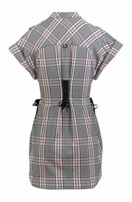 Vestido Highly Preppy Cuadros Multicolor para Mujer