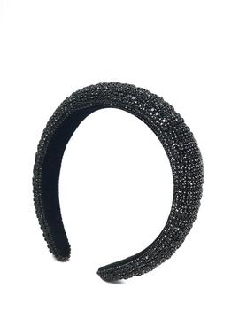 Diadema Brillos Negra para Mujer