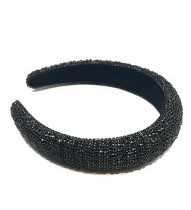 Diadema Brillos Negra para Mujer