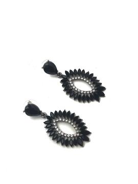 Pendiente Cristal Negro para Mujer