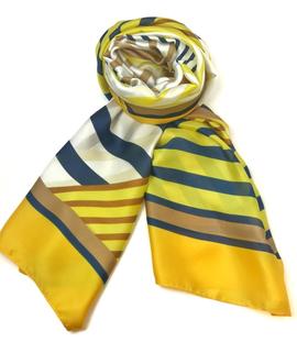 Pañuelo Rayas Amarillo para Mujer