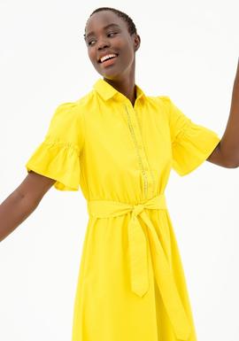 Vestido Fracomina Amarillo para Mujer