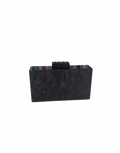 práctica Sinis crítico Clutch Rígido Negro para Mujer