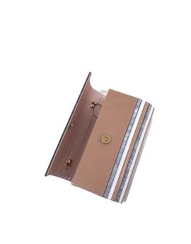 Clutch Multicolor Rayas Rosas para Mujer