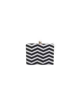 Clutch blanco y negro online