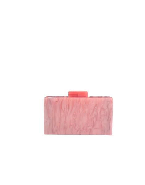 Clutch R gido Rosa para Mujer