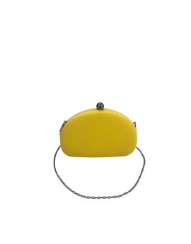 Bolso Fiesta Raso Amarillo para Mujer
