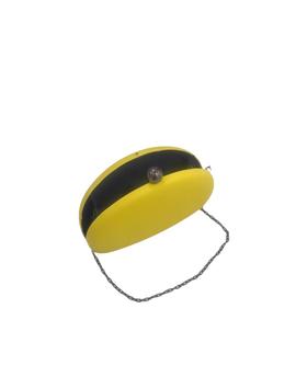 Bolso Fiesta Raso Amarillo para Mujer