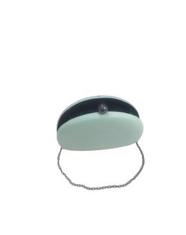 Bolso Fiesta Raso Verde Menta para Mujer