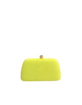 Clutch Ante Amarillo Flúor para Mujer