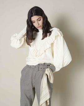 Sweater Silvian Ribbar Beige para Mujer